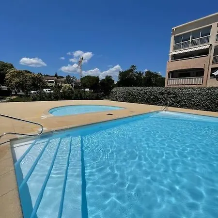 Daire Perle Du Sud Avec Parking Prive, Piscine Ete Dans Calme *