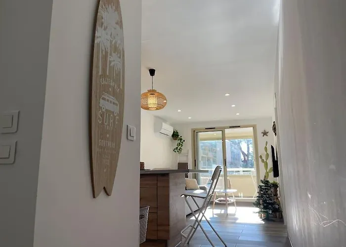 Perle Du Sud Avec Parking Prive, Piscine Ete Dans Calme 아파트