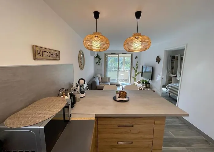 Perle Du Sud Avec Parking Prive, Piscine Ete Dans Calme * 생트막시메